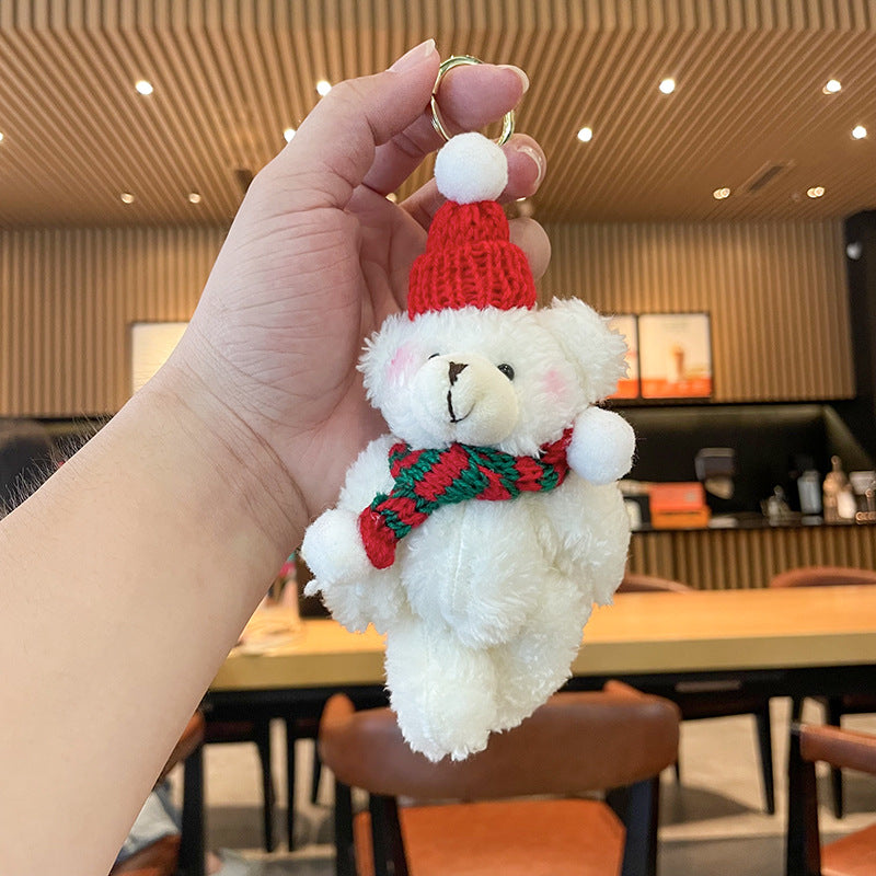 Wholesale Christmas Plush Doll Keychains